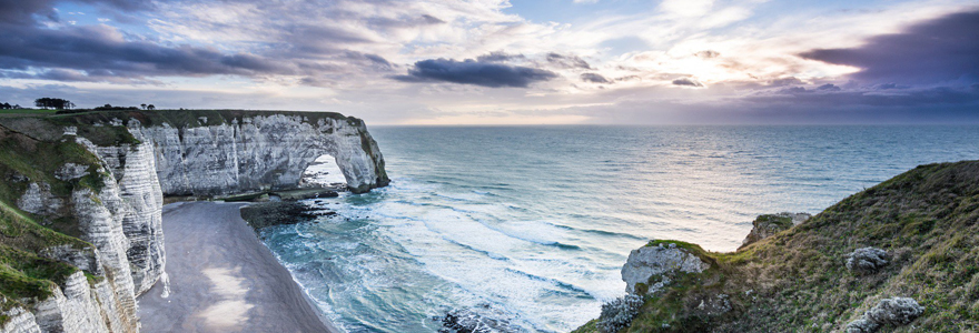 Etreta plage et falaises verticales